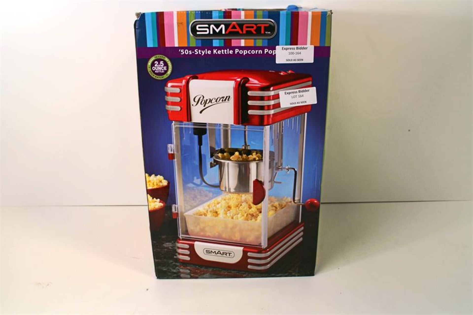 Retro Kettle Popcorn Maker RRP £149.99