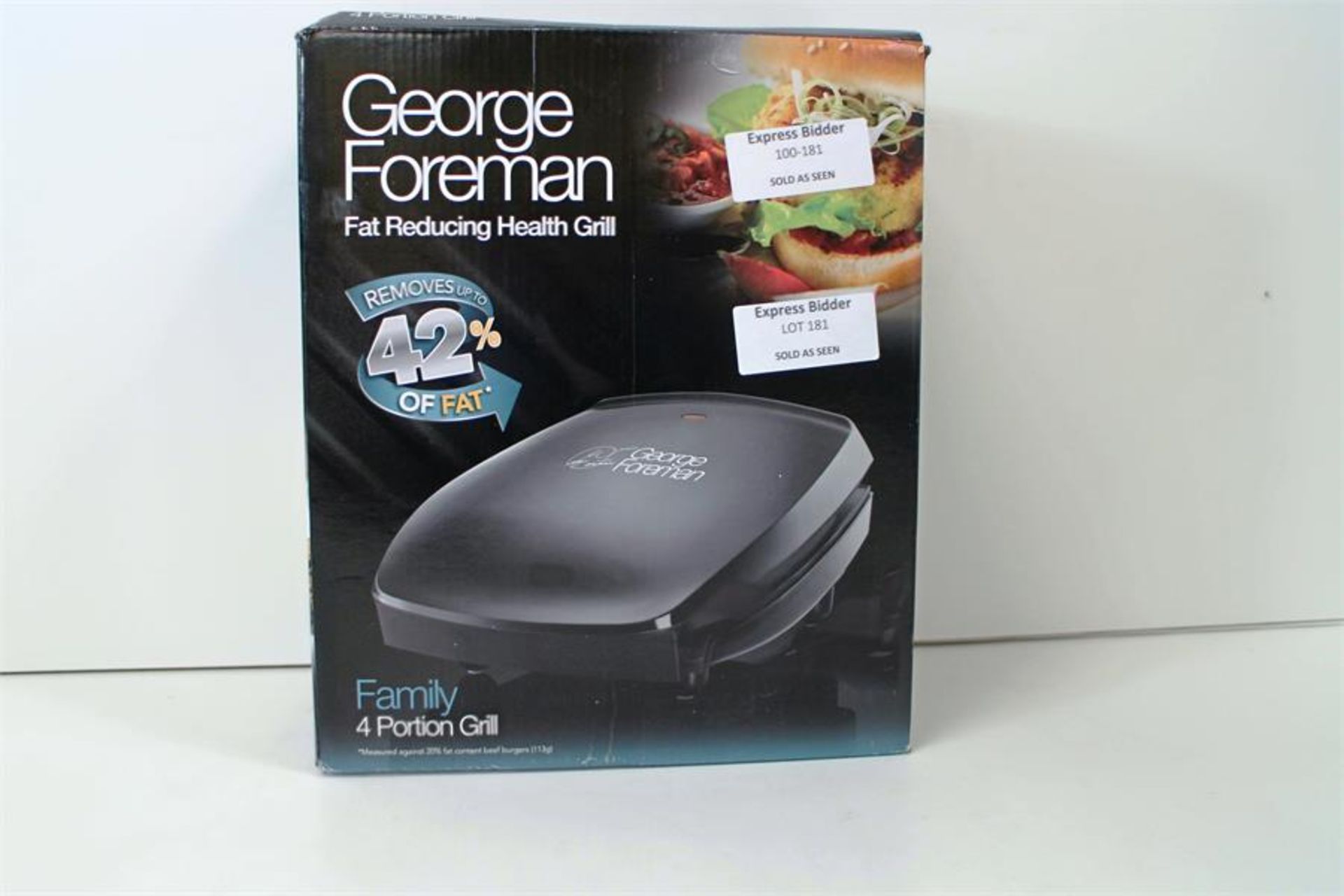 George Foreman 18471 Four Portion Family Grill - B