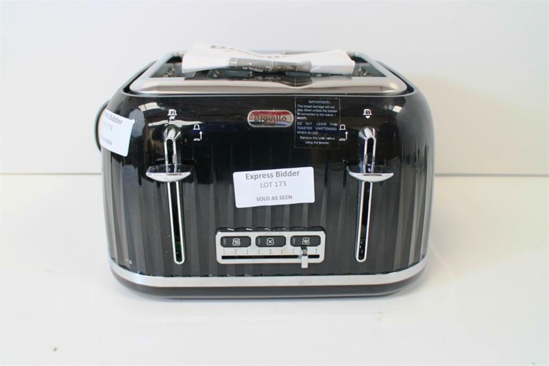 Breville VTT476 Impressions 4 Slice Toaster - Blac