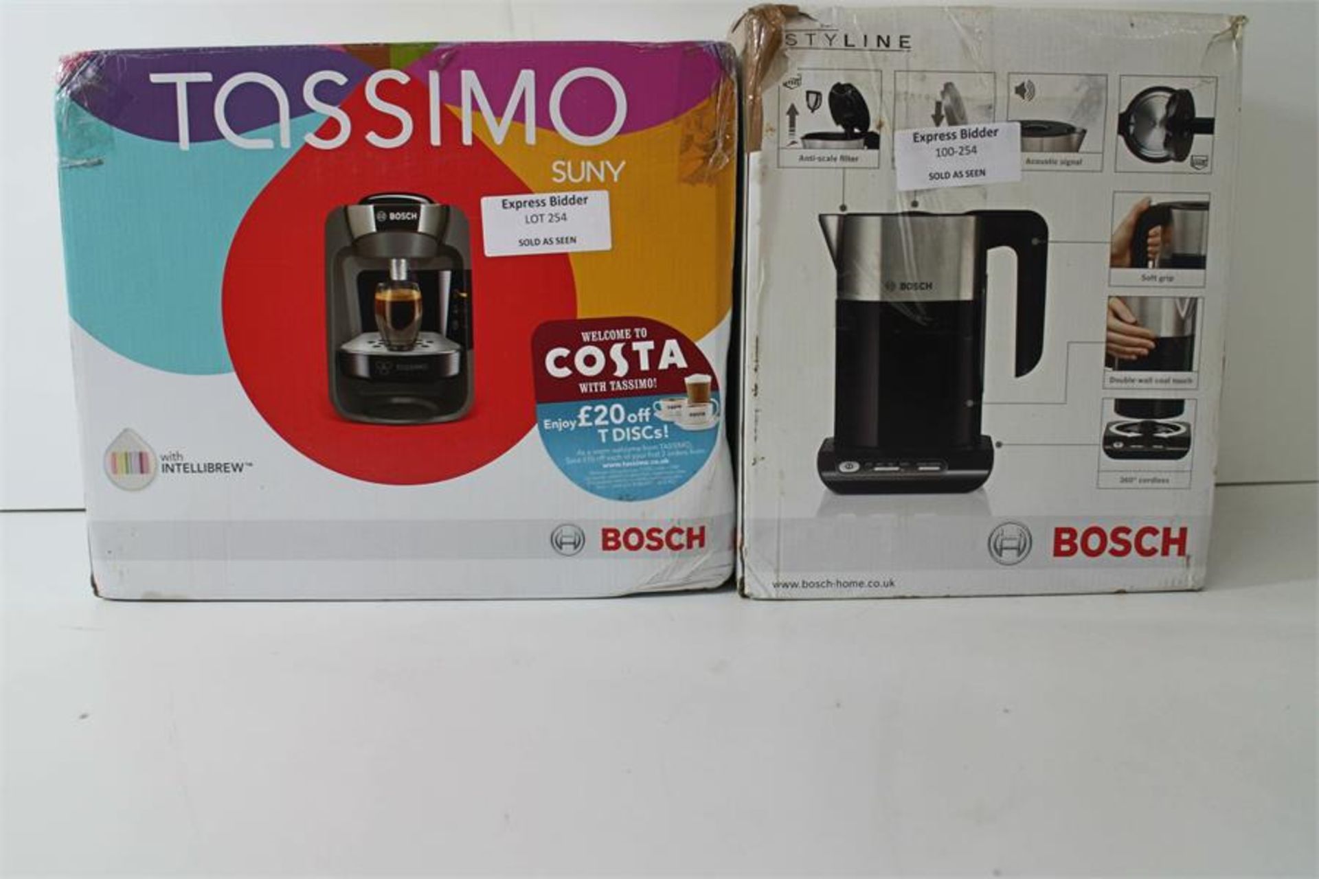 BOSCH KETTLE - BLACK & Bosch Coffee Machine