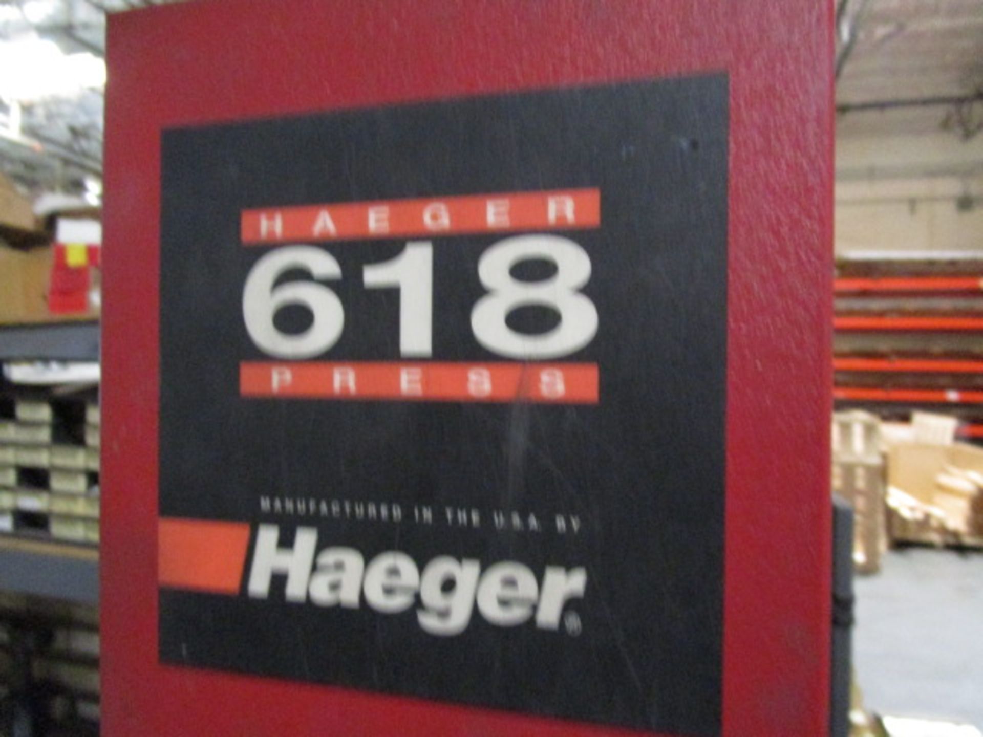Haeger Insertion Press 618, 6 Ton Press, Model 618-1L, MFG 2000, Serial Number 06L00898 - Image 2 of 5