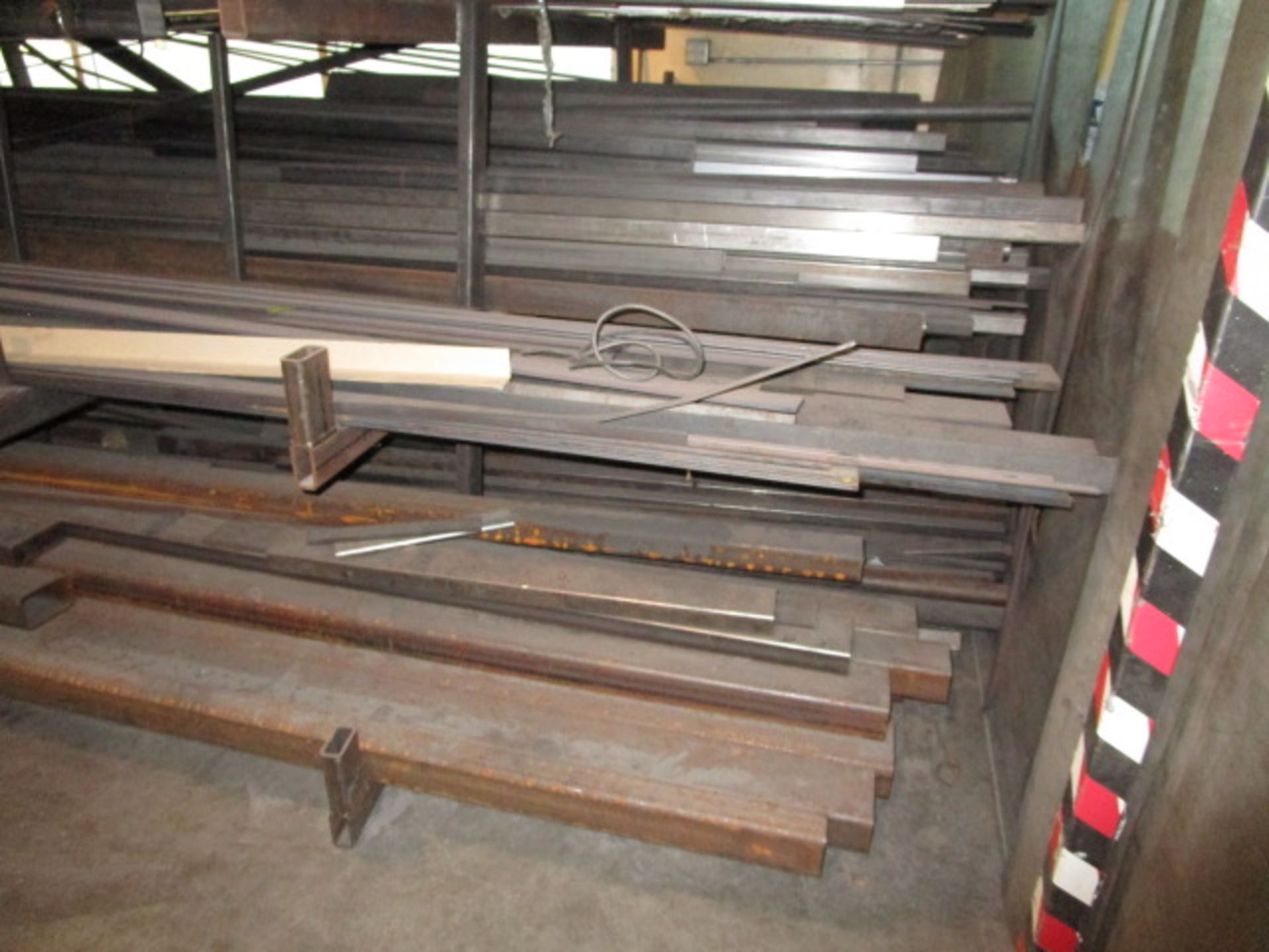 Assorted Metal Tubing, Flat Stock, And Other Assorted Raw Metal Materials On Rack (250" x 112" w) - Image 3 of 9