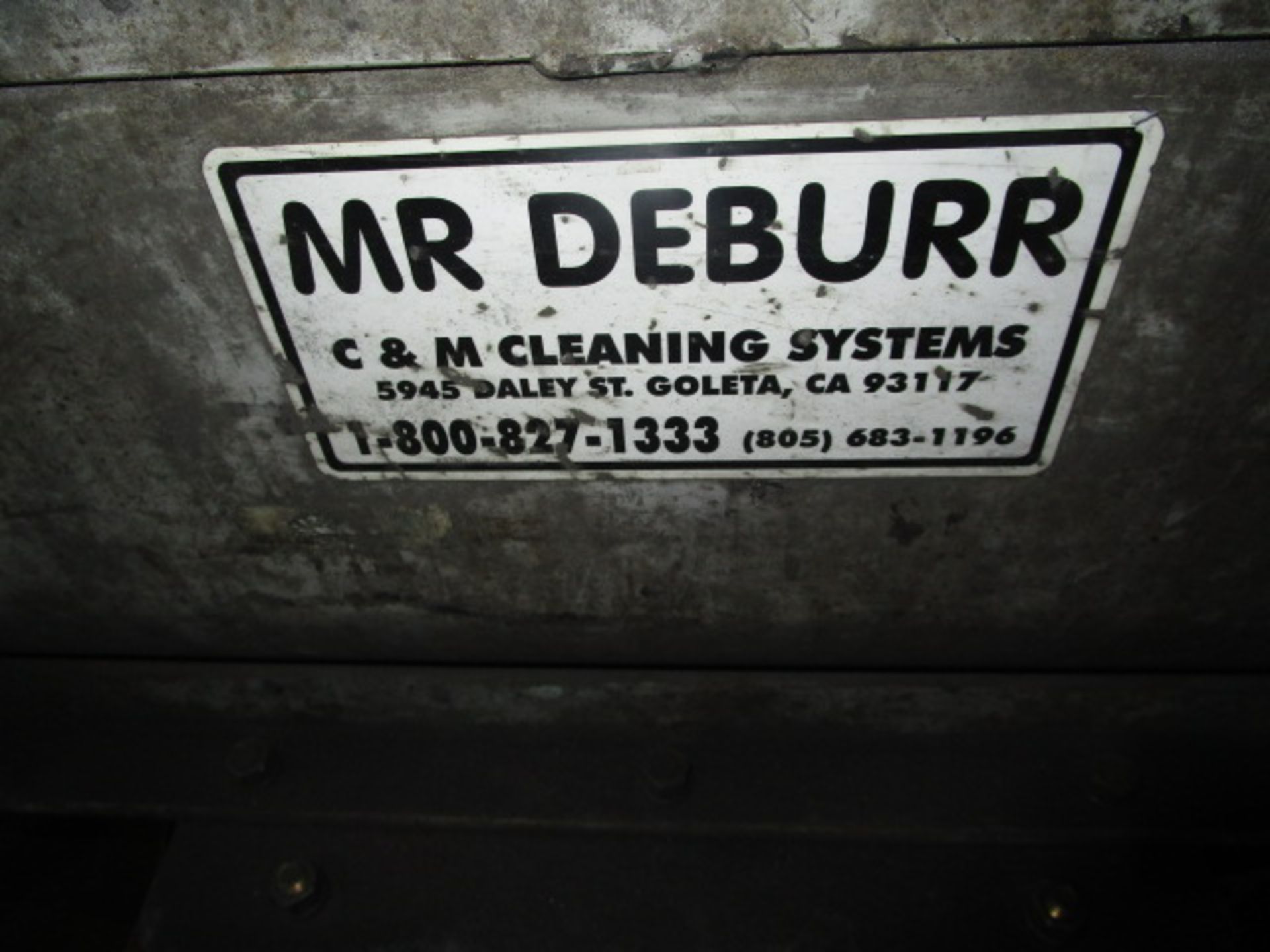 C & M, Mr Deburr, Sheet Metal Deburring Machine, Model 300.3 - Image 2 of 5