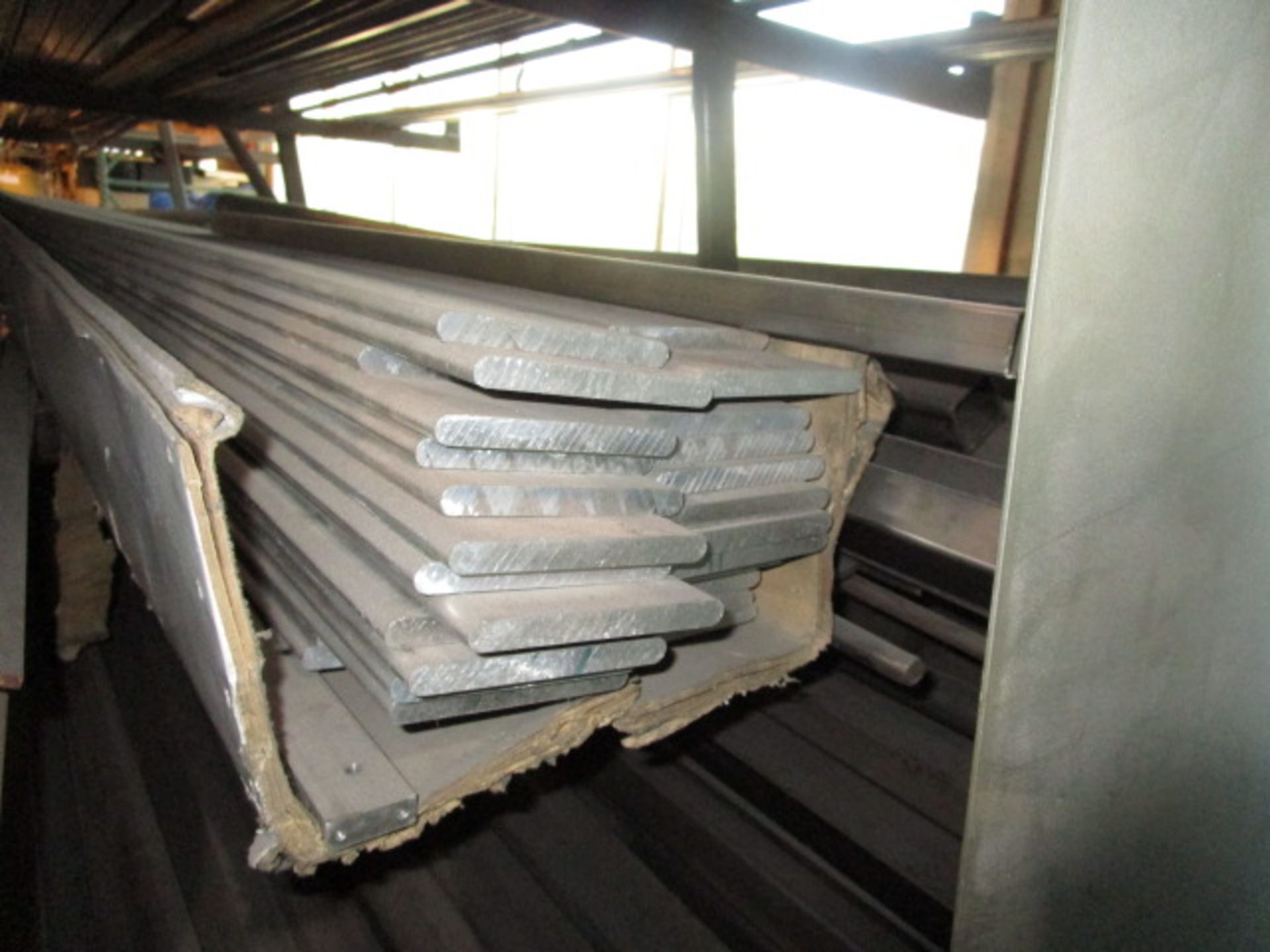 Assorted Metal Tubing, Flat Stock, And Other Assorted Raw Metal Materials On Rack (250" x 112" w) - Image 7 of 9