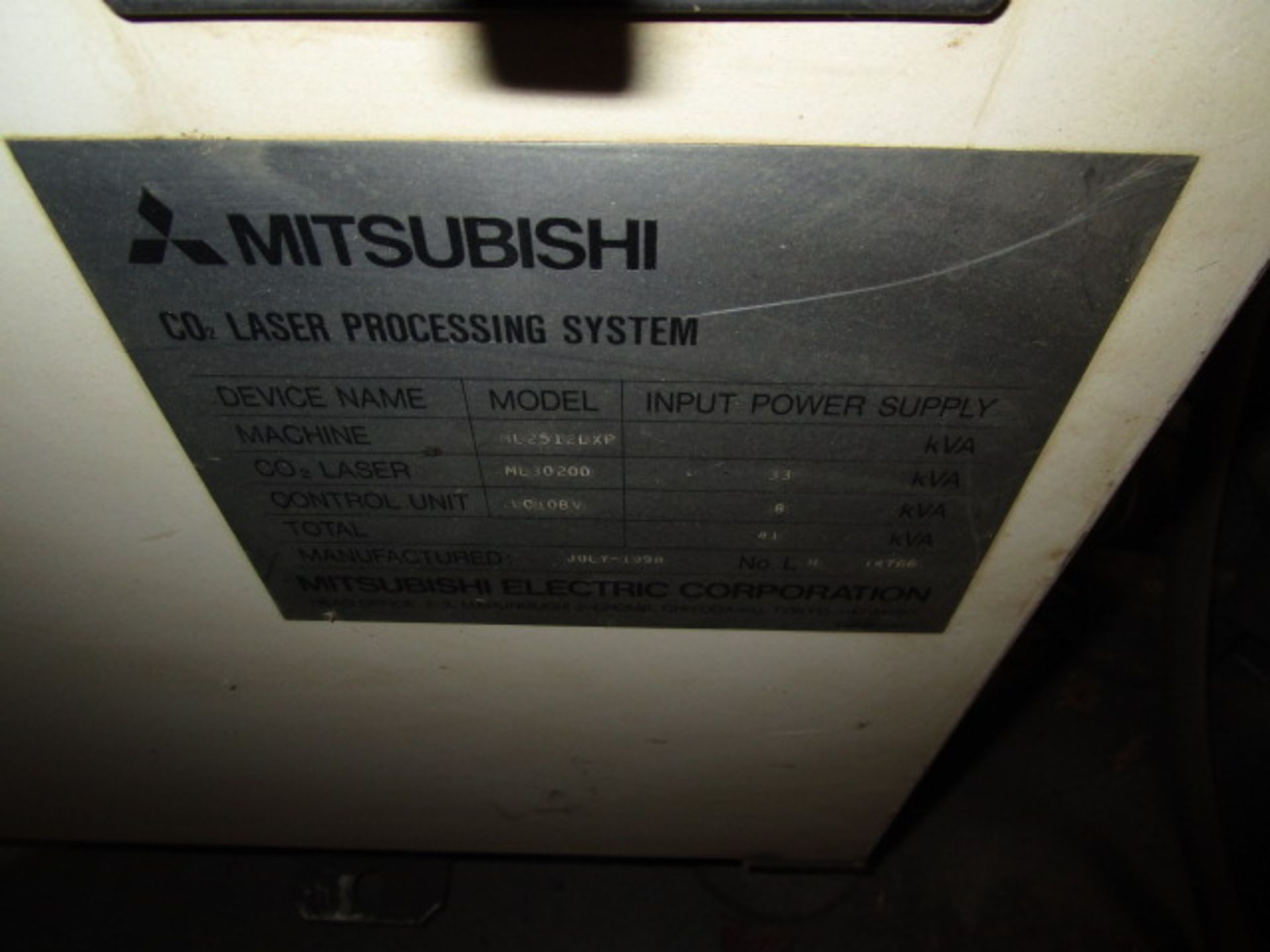 Mitsubishi CO2 Laser Processing System, ML2512LXP 3020D Flying Optic CNC Laser Cutting System, MFG - Image 5 of 32