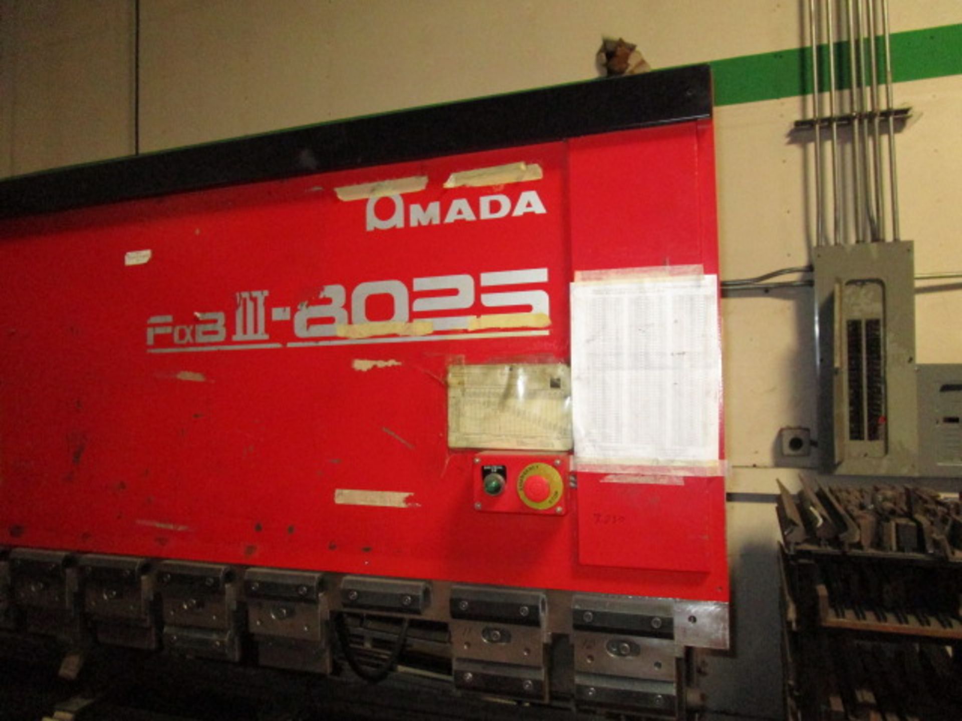 Amada FBD-8025NT Press Brake Machine, Model FBD-8025NT, Serial Number 80250388 - Image 6 of 22