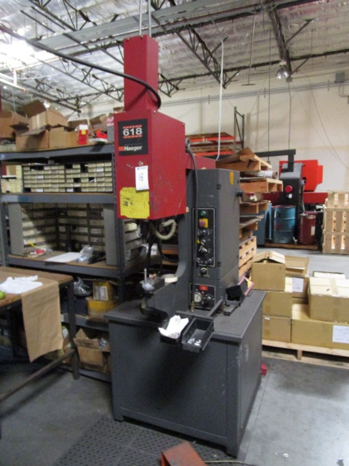 Haeger Insertion Press 618, 6 Ton Press, Model 618-1L, MFG 2000, Serial Number 06L00898