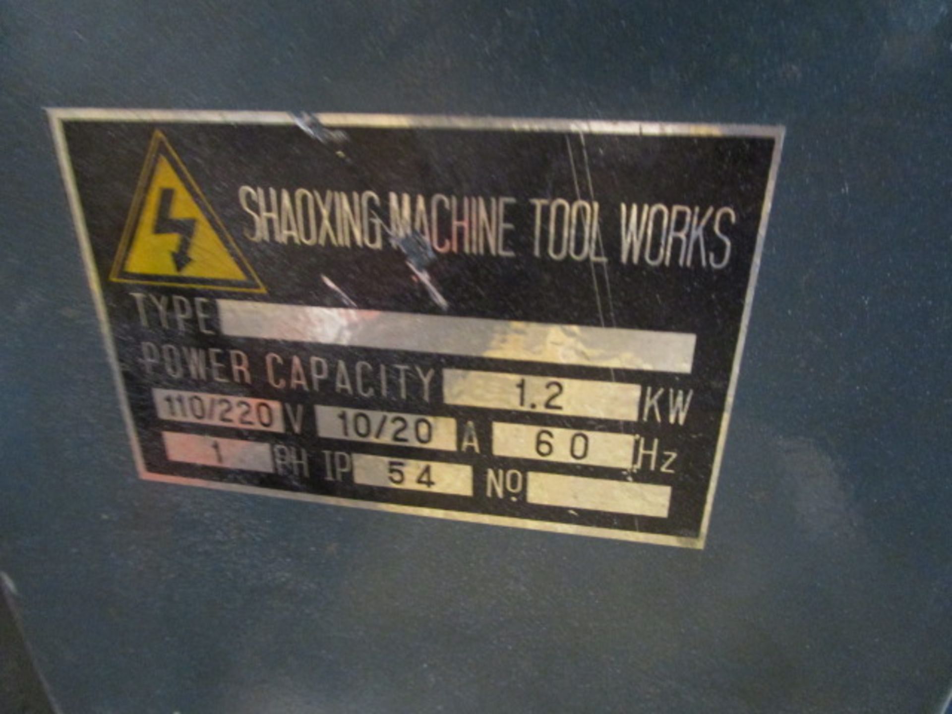 Shaoxing Machine Tool Works 12 x 36 Gear Head, Model 110-2075 - Image 5 of 9