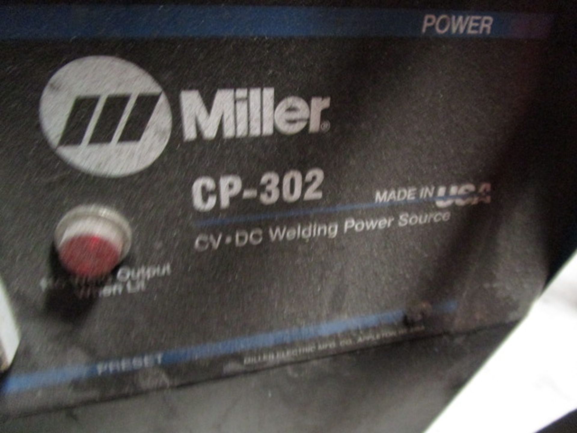 Miller CP-302 CV-DC Welding Power Source, To Include: XR Control Extended Reach Wire Feeder, (1) - Image 5 of 7