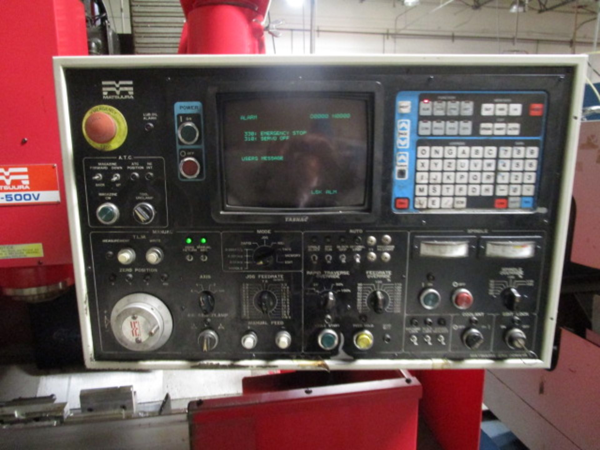 Matsuura MC-500V2 CNC Vertical Machining Center, MFG 1984 08 - Image 3 of 16