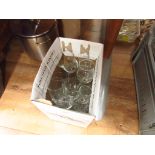 Box of glassware