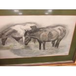 Framed pencil drawing by 'Susan Denham'