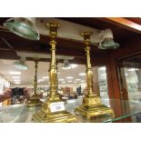 2 Brass candle sticks