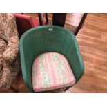 Green mesh chair