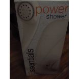 Boxed power shower