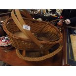 3 wicker baskets