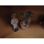 2 porcelain figures