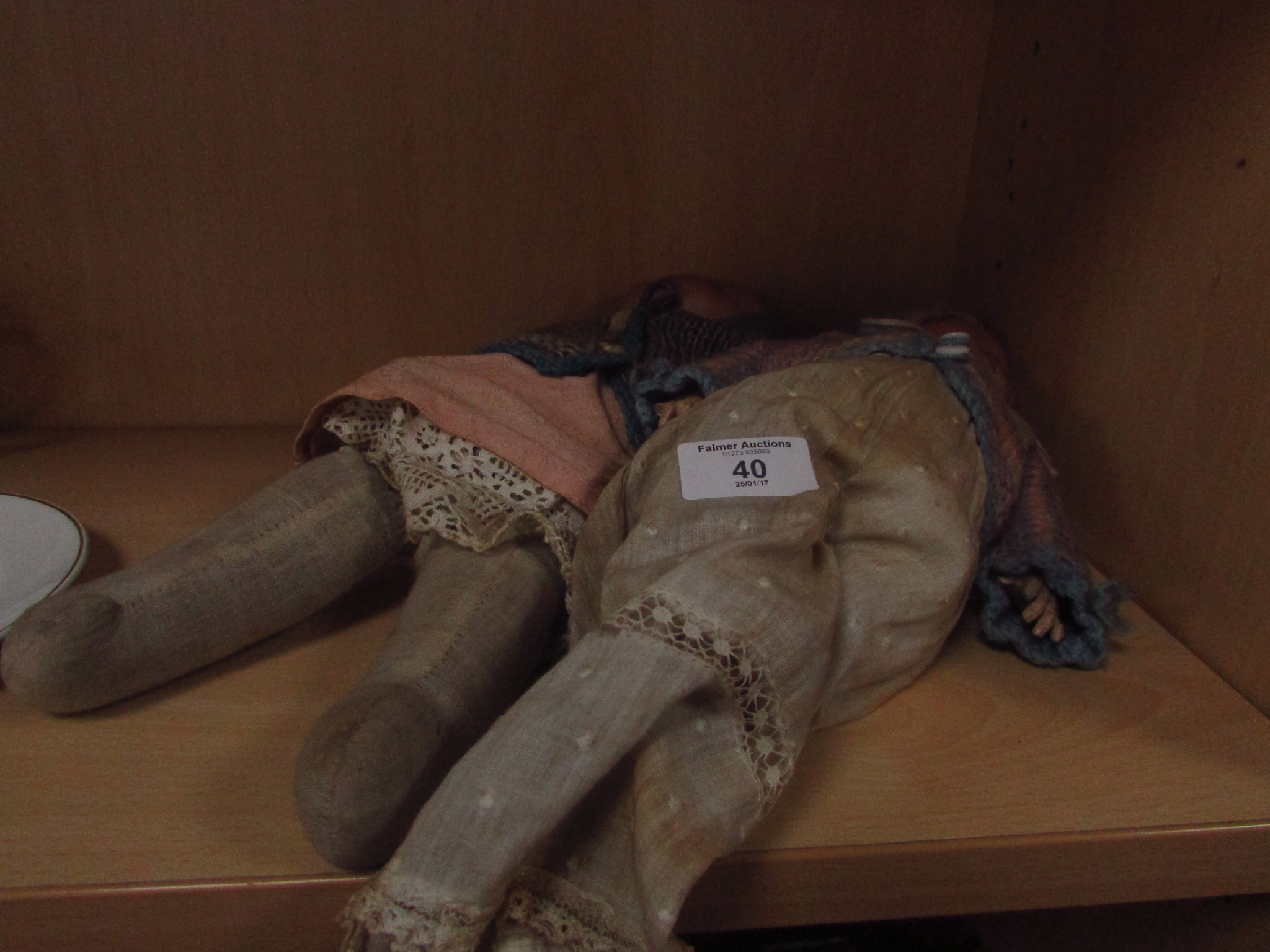 2 early German dolls