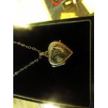 925 silver heart locket and chain