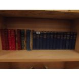 Various books including Dickens
