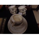 Art deco 18 piece part tea service