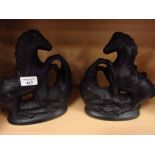 Pair of horse bookends