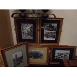7 Early Brighton framed pictures