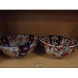 2 Imari bowls