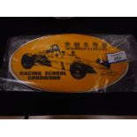 Goodwood racing car Sharp car sticker