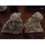 Pair of cherub bookends