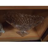 Lead crystal dish