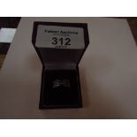 925 silver multi-stone ring