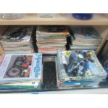 Large quantity of motorcycle magazines