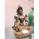 Bronze Thai lady figure