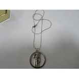 925 silver water carrier pendant and chain