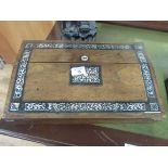 Mother of Pearl inlay Rosewood writing slope