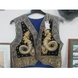 Thailand embroidered dragon waistcoat