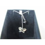 925 silver butterfly pendant and chain