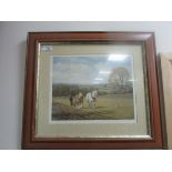 Limited edition print 'Plough of The Sussex' by Anthony Richard 276/350