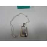 925 silver pendant and chain