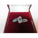 925 silver multi-stone ring