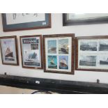 x 4 framed Titanic pictures