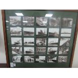 Framed Titanic Rockwell cards