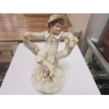 Royal Worcester figure of a younf boy No. 1124 (some faults)