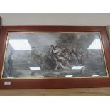 Large framed print