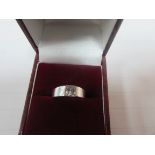 925 silver singlestone band ring