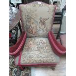 Tapestry armchair