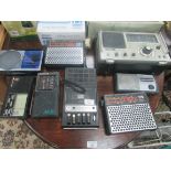 8 various radios including Sony / Amstrad