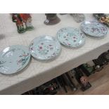 4 x 18thC Chinese plates a/f