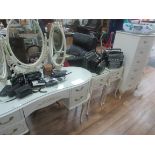 Dressing table / bedside drawers and chest of drawers